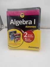 Algebra I For Dummies 2nd Edition + Workbook 2 Book Set Mary Jane Sterling NEW picture
