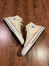 90’s Chuck Taylor Size 11 Cream White Made In USA picture