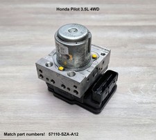 2012-2015 HONDA PILOT 4WD AWD ABS ANTI LOCK BRAKE PUMP MODULE ASSEMBLY SZAA1 OEM picture