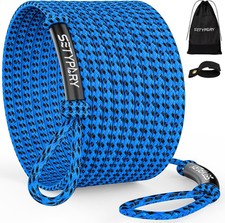 4-6K 60FT Boat Tow Rope for Tubing, Fits 1-4 Person Towable Blue & Black 4K picture