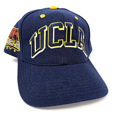 Vintage Authentic Colosseum Athletics UCLA Bruins Wool Hat Cap Men's Navy Blue picture