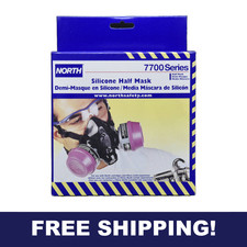 North Safety 7700 Series Silicone Half Mask Respirator – Medium picture
