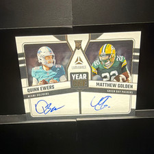 Panini 2025 Luminance Quinn Ewers / Matthew Golden Year One Dual Auto RC picture