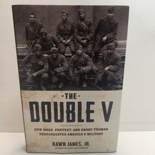 The Double V WWII Black Military History Truman HC Review Copy picture