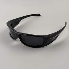 Oakley Vintage Highland Polarized Sunglasses PRIZM Black Lens Wrap Sport +Box picture