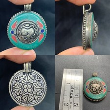 BEAUTIFUL LATE MEDIEVAL SILVER PENDANT 1400 - 1500 AD picture