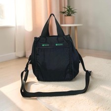 LeSportsac Franklin Climbing 2Way Bag Black Collab Used picture