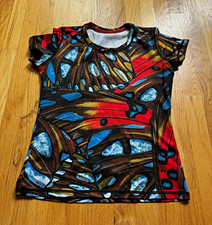 INKnBURN Butterfly Tech Shirt Women’s Medium Running Fitness Athletic Top picture