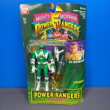 POWER RANGERS TOMMY GREEN RANGER ACTION FIGURE + TATTOO VINTAGE BANDAI 1994 NEW picture