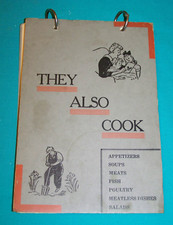 1947 The Wilton Garden Club Cook Book Wilton, Connecticut They Also Cook CT picture