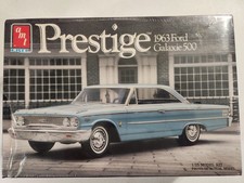 AMT Ertl Prestige 1963 Ford Galaxie 500 1:25 Scale Model Car Kit NEW picture