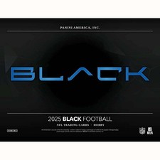 2025 Panini Black Football Hobby Box factory sealed 25PAFB picture