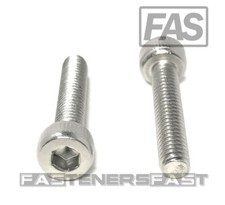 (50) M4-0.7 x 20 Stainless Steel Socket Head Socket Cap Screws DIN912 M4x0.7x20 picture