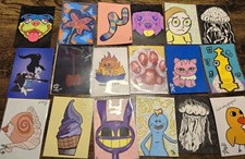 ACEO Mystery Bundle 3 pack Original and Print Miniature annamaes.artistry picture
