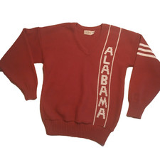 Vtg Cliff Engle Alabama Sweater Size Large Wool Blend Knit 1984 USA TLC READ picture