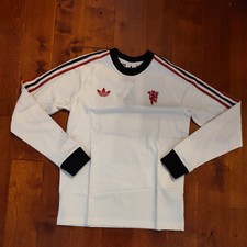 Adidas Originals Manchester United FC Soccer Long Sleeve Sweatshirt Men's M NWT picture