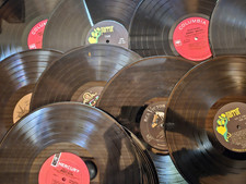 Vinyl Oldies 50s 60s Records For Arts Crafts DIY Artwork Upcycle Vintage Lot 24 picture