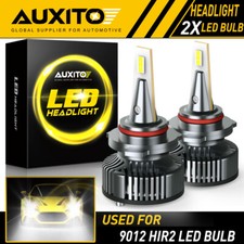 AUXITO 9012 LED Headlight Bulb Hi/Low Beam 16000LM 6500K CANBUS Error Free Y13 A picture