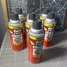 Vintage Master CARB & CHOKE CLEANER 12oz 7 CANS NOS New Part No. CB16 picture