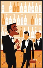 Josh Agle - Shag Art ‘Swinging Lingo’ 4 Color Signed Serigraph COA Rat Pack /300 picture