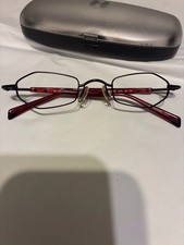 Vintage Humphrey's H 2576 Black Metal Full Rim Rectangular Eyeglasses 10-135 picture