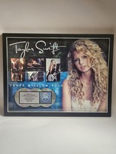 RARE Taylor Swift Debut Album RIAA 3 Million Sales Award Presented To Sony Music picture