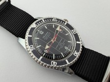 Vintage SICURA Submarine Diver 200 Super Waterproof Cal ETA 8021 Manual - 38 mm picture
