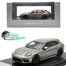 Liberty64 1:64 Porsche Panamera Turbo S e-Hybrid Gray and Accessories picture