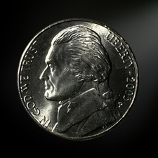 2003 P Philadelphia Jefferson Nickel Brilliant Uncirculated (BU) picture