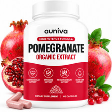 Auniva Pomegranate Extract Capsules, Natural Pomegranate Supplement picture