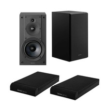 Sony SS-CS5M2 3-Way 3-Driver Hi-Res Audio Bookshelf Speakers Pair Bundle picture