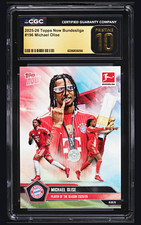 Topps Now Bundesliga 2025-26 Michael Olise Bayern Munchen #196CGC 10 FRANCE FIFA picture