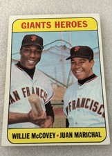 1969 Topps - High # Willie McCovey, Juan Marichal #572 Giants picture