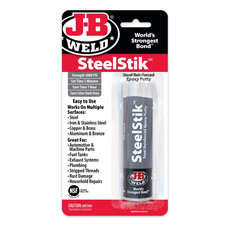 J-B Weld 8267 SteelStik Steel Reinforced Epoxy Putty Stick - 2 oz. picture
