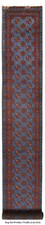 3x19 Long Runner handmade Afghanistan Bokara # P1465 picture