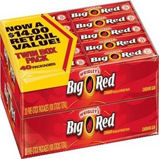 Big Red cinnamon Twin Pack Box - 40 pk picture