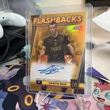 Gareth Bale 2024 Topps Chrome MLS Flashbacks Auto Gold /50 picture