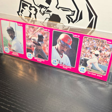 1986 Star Jim Rice Factory Sealed Uncut Panel Set Red Sox Multiple 4-Card Strips picture