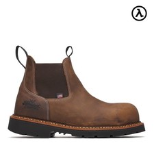THOROGOOD AMERICAN HERITAGE CHELSEA CRAZY HORSE NANO ROUND TOE BOOTS 804-4109 picture