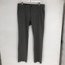 KJUS Men Ike Pants 50M Golf Athletic Performance Chinos Gray Outdoor Stretch EUC picture