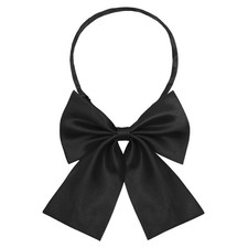 Solid Color Pre Tied Bow Tie for Women Daily Outfit Accessory picture