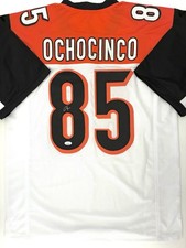 Chad Ochocinco Johnson Signed Bengals Jersey Auto JSA COA Cincinnati XL picture