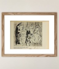 Pablo Picasso, Original Signed Print with COA and $3,500 Appraisal. (9%) picture