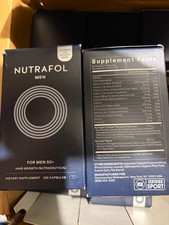 Nutrafol Men Hair Growth Nutriceutical Capsules 120 Count, NSF Certified Sport picture
