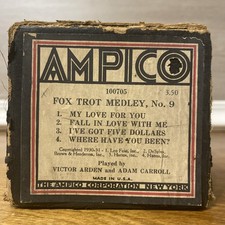 Ampico Roll Fox Trot Medley No. 9 100705 Played By Victor Arden And Adam Carroll picture