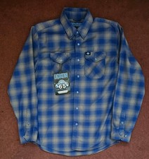 Dixxon Flannel Company S&S Cycles 65th Anniversary Men's Medium Pearl Snaps NWT picture