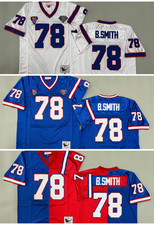 Vintage Bruce Smith #78 Bills Throwback Stitched Jersey picture