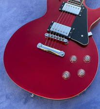 Glossy Finished 6 Strings Electric Guitar Bone Nut Solid Mahogany Body Guitarra picture