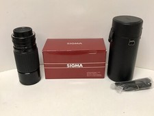 Vtg Sigma Zoom Delta II Lens for Canon 70~250mm F/3.5~4.5 w/ Case Original Box picture