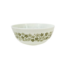 VINTAGE PYREX SPRING BLOSSOM CRAZY DAISY #404 Large MIXING BOWL 4L/4.23 QT. picture